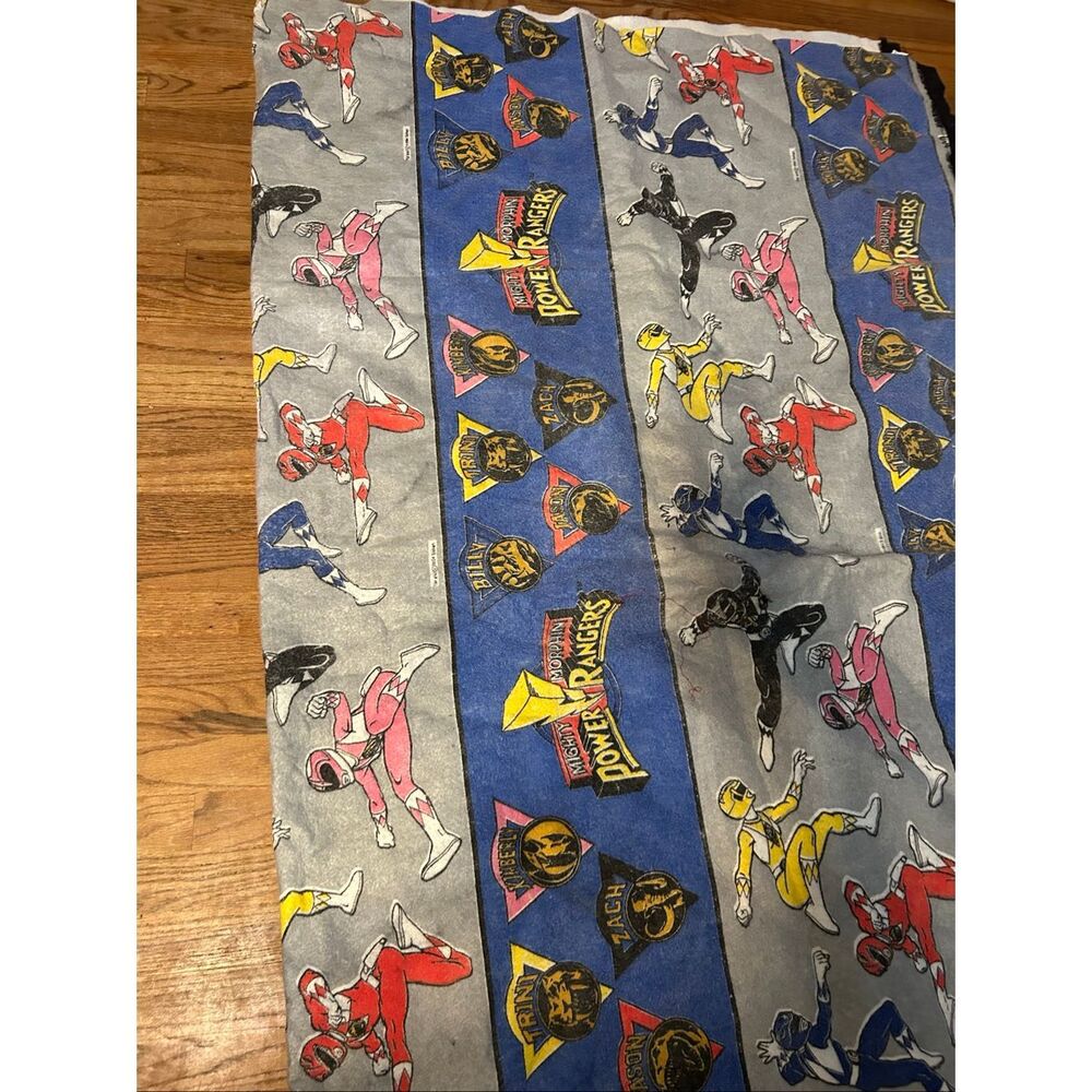 Power Ranger 86"x70"‎ blanket 1994 Vintage